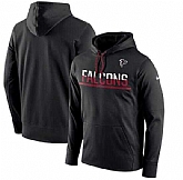 Men's Atlanta Falcons Nike Sideline Circuit Pullover Performance Hoodie - Black FengYun,baseball caps,new era cap wholesale,wholesale hats